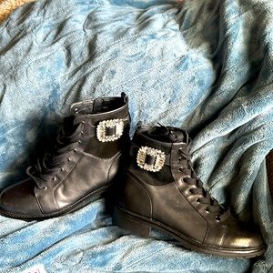Alex Marie Black Combat boots!  Very comfortable and stylish !